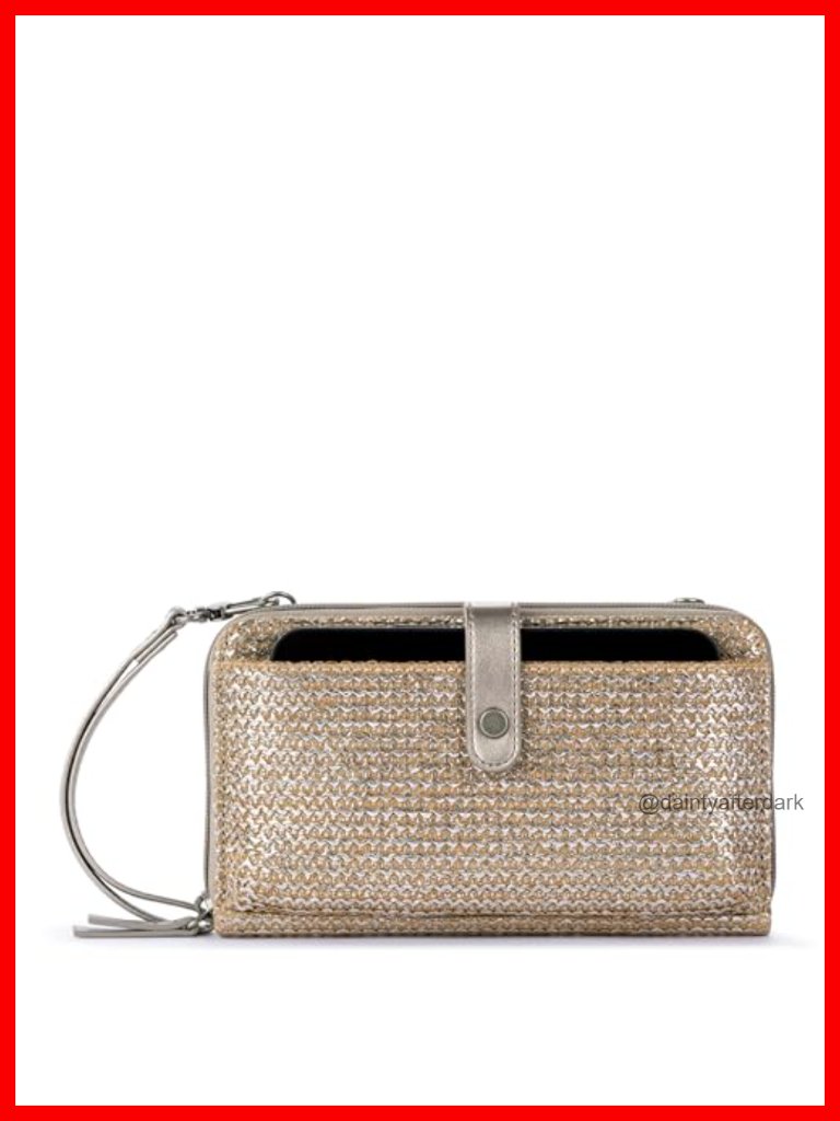 Sakroots Smartphone Crossbody Purse Convertible Wristlet Zipper Polyester